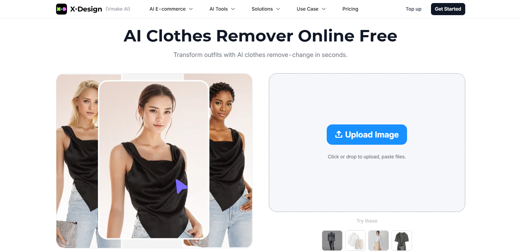 X-Design – Fashion-Focused Virtual Undress Tool